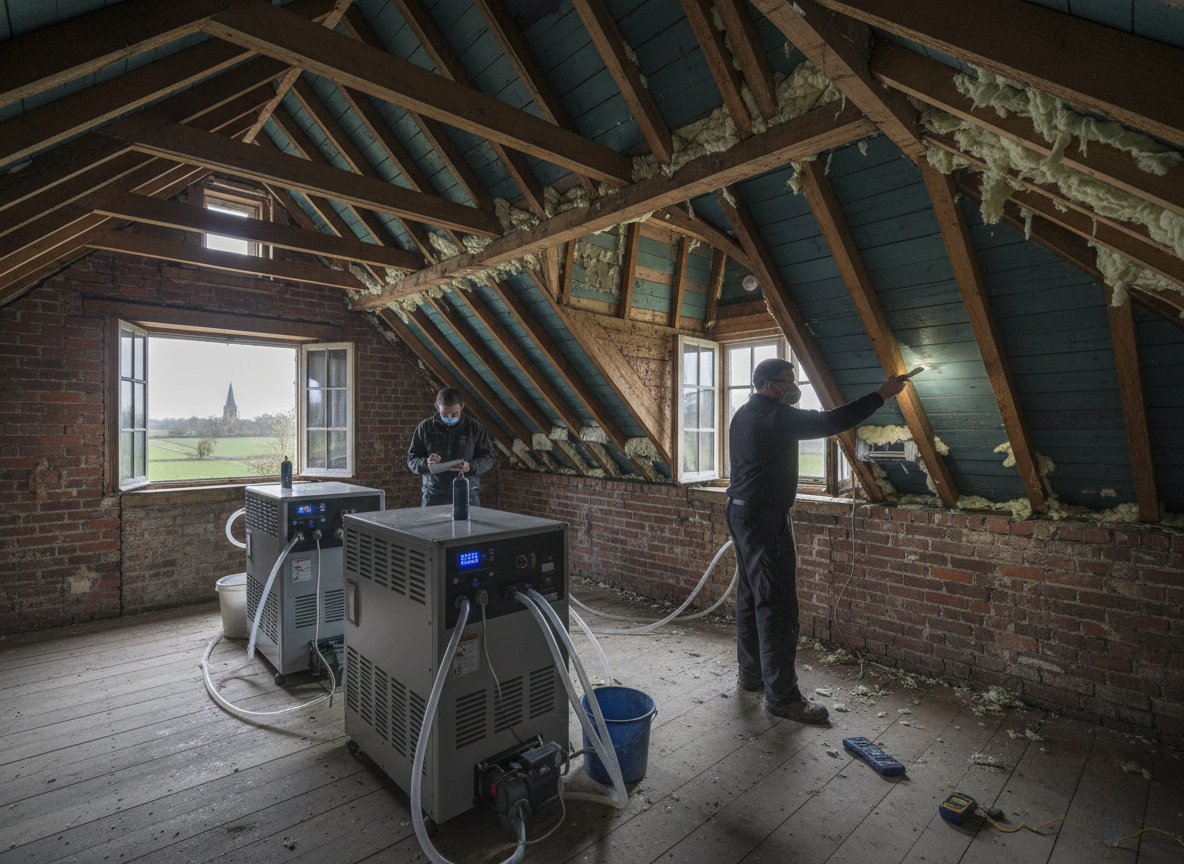 Managing Condensation After Spray Foam Removal in Lincolnshire
