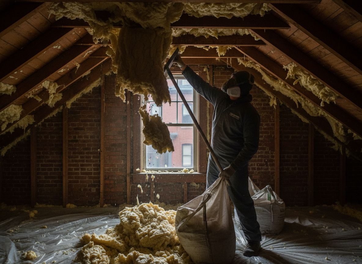 Why Older Boston Properties Often Require Spray Foam Extraction